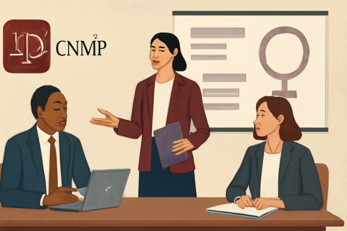 capa representando cnmp lança protocolo nacional: inovação com perspectiva de gênero no Ministério Público brasileiro.