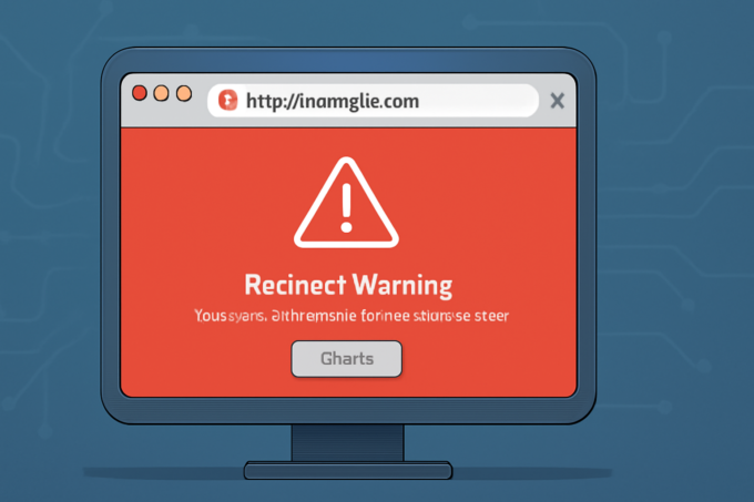 Capa 16:9 sem textos escritos, ilustrando alerta segurança digital navegadores sobre redirecionamentos para endereços inválidos