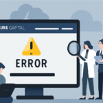 Capa ilustrando o site glauna capital fora, com simbolismo de interrupção de acesso e investigação técnica.